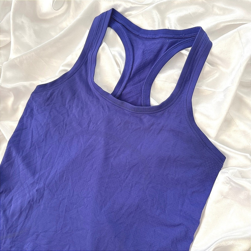Lululemon Swiftly Tech Racerback Tank Top Purple Athletic Running Yoga Shirt